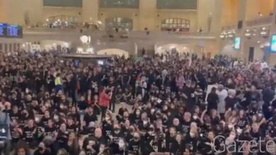 Amerikalı Yahudiler, Gazze'de ateşkes için gösteri düzenledi 6 amerikali yahudiler gazzede ateskes icin gosteri duzenledi xJy1L1BJ