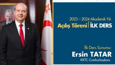 DAÜ’de ilk dersi Cumhurbaşkanı Tatar verecek 7 daude ilk dersi cumhurbaskani tatar verecek sOfnicIz