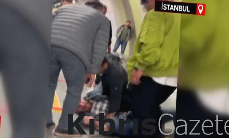 gaziosmanpasada metroya asilan turk bayraklarini yirtan supheli tutuklandi MhDYc6Sc