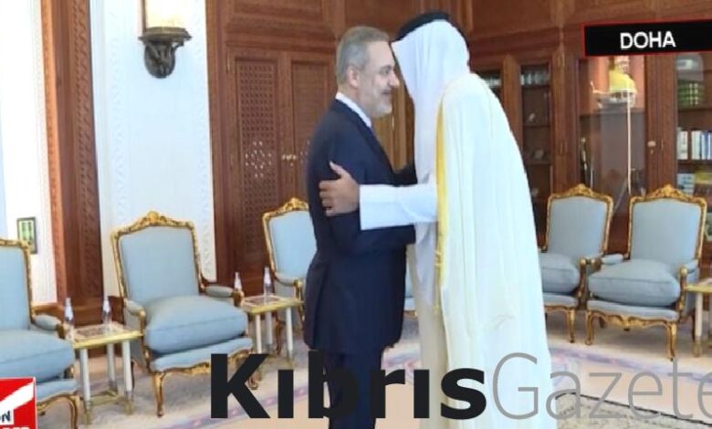 hakan fidan katar emiri seyh temim bin hamed al sani ile bir araya geldi pKtx7xRN