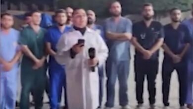 hastaneyi tahliye etmeyen filistinli doktorlar bizi oldurmek istiyorsaniz oldurun TNNbp97Q