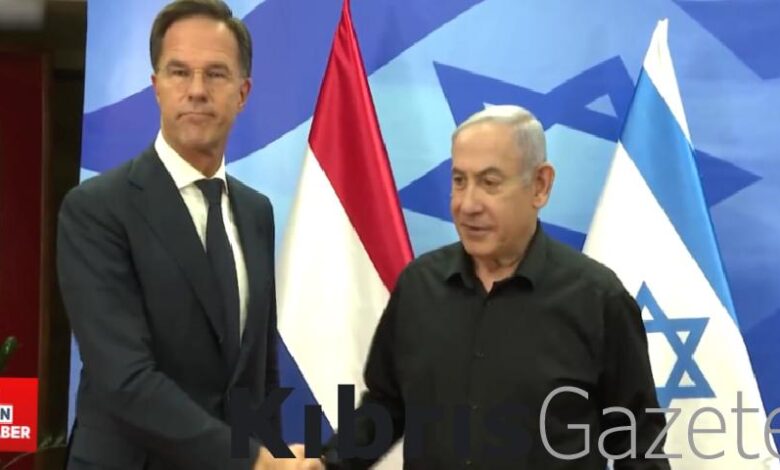 hollanda basbakani rutte israil basbakani netanyahu ile bir araya geldi dYxJJ4YS