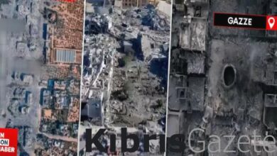 israilin gazzede yiktigi mahalle uydudan goruntulendi KsrKdFyG