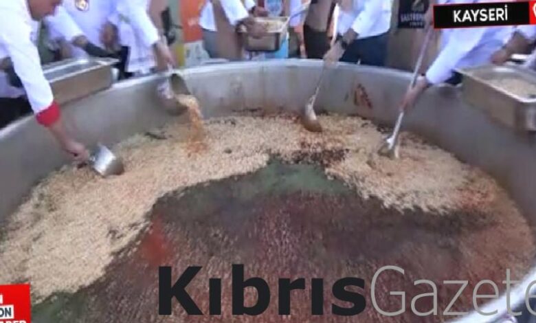 kayseride 1 ton manti ile dunya rekoru BRk7Ixvu