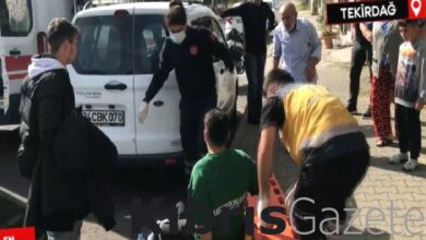 Tekirdağ'da şaha kaldırdığı motosiklet yan yattı 1 tekirdagda saha kaldirdigi motosiklet yan yatti dKeE8qHA