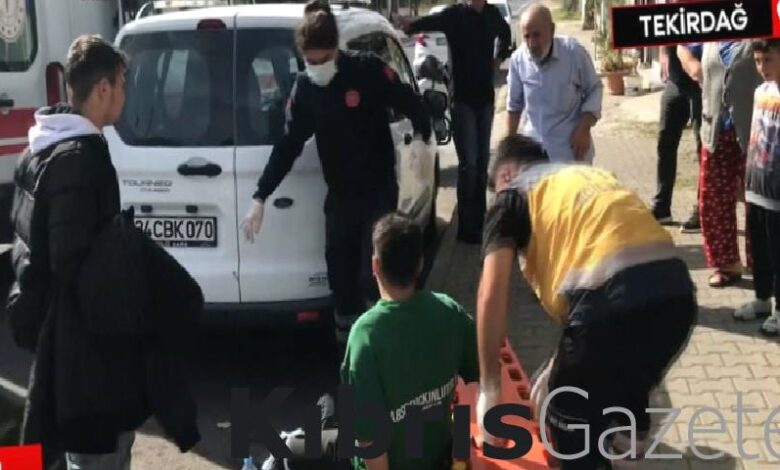 tekirdagda saha kaldirdigi motosiklet yan yatti dKeE8qHA