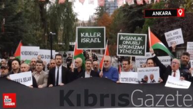 ankarada disisleri bakanligi onunde abdli bakan blinkene filistin protestosu Uj3NTnYD