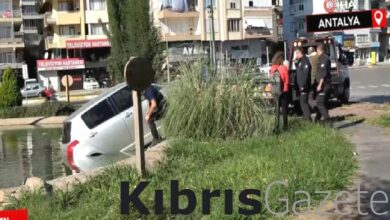 antalyada sasirtan kaza otomobil parktaki havuza dustu bFSdq8KJ