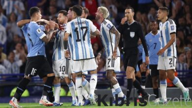 arjantin uruguay macinda ortalik karisti lionel messi rakibinin bogazini sikti UbITtHQf