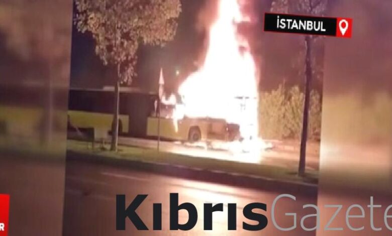 Başakşehir'de yolcu dolu İETT otobüsünde yangın 1 basaksehirde yolcu dolu iett otobusunde yangin 47hSfIqs