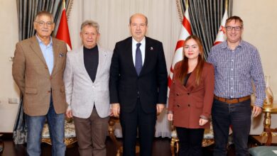 cumhurbaskani ersin tatar kibris turk rehberler birligi baskani oymen ve birlik uyelerini kabul etti 3ssTQiKv