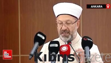 diyanet isleri baskani ali erbastan boykot cagrisi lLhv41J2