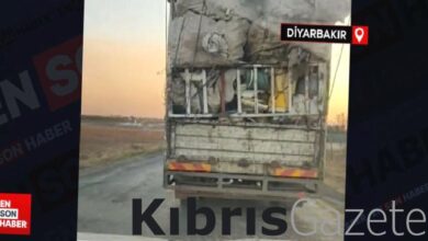 diyarbakirda asiri yuklu kamyonetin tehlikeli yolculugu kamerada kd8uRED8