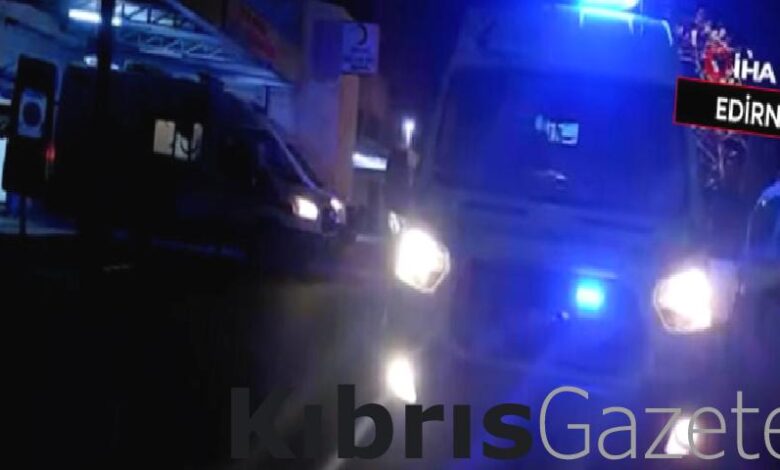 edirnede motosiklet ile panelvan arac carpisti c4IrG73r