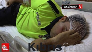 gaziantepte dur ihtarina uymayan surucu trafik polisine carpti mgzD1MRe