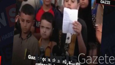 gazzeli cocuklar israilin saldirilarini durdurmasi icin dunyaya cagri yapti S69AxG7u