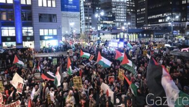 Gazze'ye saldıran İsrail'e New York'ta tepki 7 gazzeye saldiran israile new yorkta tepki us9Lskdg