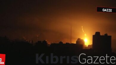 israil ordusunun gazzeye yonelik yogun bombardimani devam ediyor qT4Cd61e