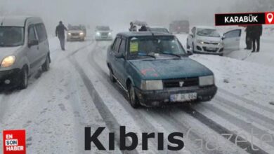 karabukte yogun kar yagisi hazirliksiz suruculer yolda kaldi auR5Fc1O