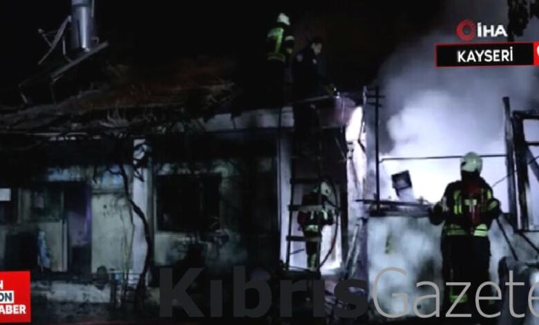 kayseride sondurulmeyen mangal evi kul etti pK4f93f2