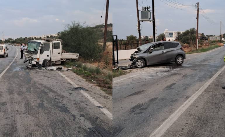 Kaza anı güvenlik kamerasına yansıdı… 1 kaza ani guvenlik kamerasina yansidi OlTkw5uv