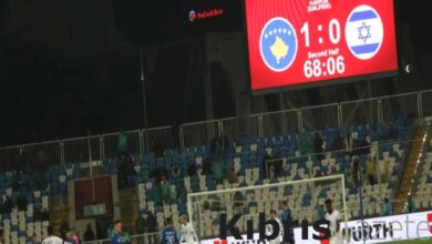 Kosovalı taraftarlar İsrail'in milli marşını yuhaladı 6 kosovali taraftarlar israilin milli marsini yuhaladi 3pl1ZFjT