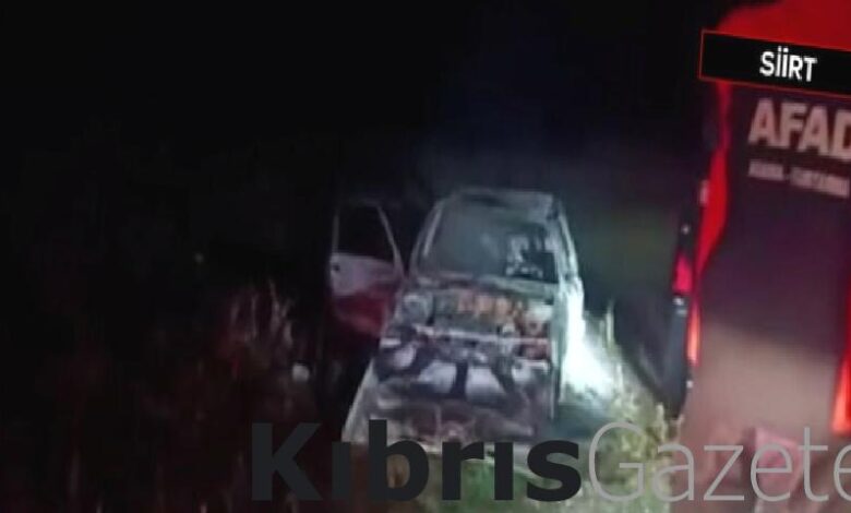 siirtte kaza yapan otomobil yandi yhxmWSGK