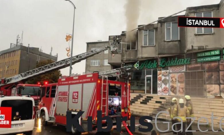 Sultanbeyli'de iş yerinin deposunda yangın 1 sultanbeylide is yerinin deposunda yangin IHixHDP1