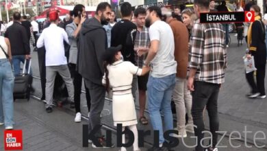 taksimde 10 yasindaki kiz turistlerin cantasini calarken sucustu yakalandi nU6Jrb38