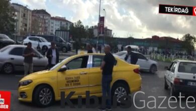 tekirdagda cukura dusen taksinin soforu isyan etti rEAK2ztp
