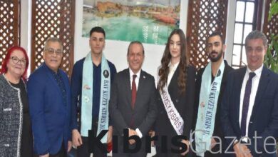 ataoglu miss kuzey kibris ve bay kuzey kibrista dereceye girenleri kabul etti ulsKdSdt