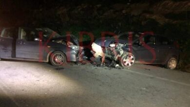 ziyamet kumyali ana yolunda iki arac yuz yuze carpisti NfvcK7p2