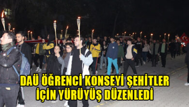 DAÜ Öğrenci Konseyi şehitler amacıyla yürüyüş düzenledi 2 dau ogrenci konseyi sehitler icin yuruyus duzenledi 1747 2024 01 04 m