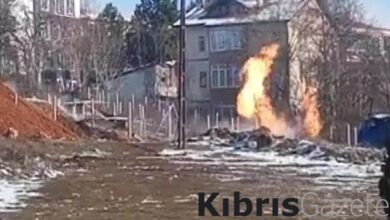 karabukta calisma yapilan dogalgaz borusu patladi yangin cikti 6NSvyXUx