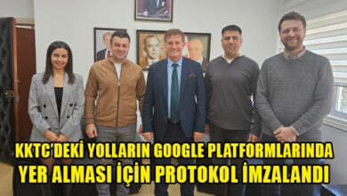 KKTC’deki yolların Google platformlarında yer alması amacıyla protokol imzalandı 7 kktcdeki yollarin google platformlarinda yer almasi icin protokol imzalandi 1154 2024 01 07 m