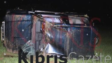 lefkosa guzelyurt anayolunda feci kaza mKGdjAiQ