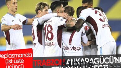 Trabzonspor, Ankaragücü deplasmanında kazandı 9 trabzonspor ankaragucu deplasmaninda kazandi wuNCJgVN