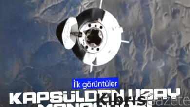 Uluslararası Uzay İstasyonu'na yaklaşan Crew Dragon kapsülünden ilk görüntüler 1 uluslararasi uzay istasyonuna yaklasan crew dragon kapsulunden ilk goruntuler Ot59FaUp