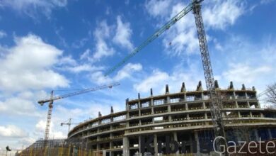 ankarada yapilan stadyumun calismalari havadan goruntulendi CjybLOcf