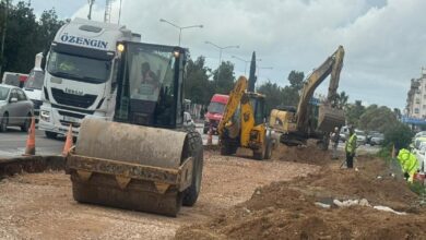 gazi mustafa kemal bulvarinda yol genisletme calismasi yapiliyor 6r911a7N