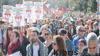 ispanyada binlerce kisi gazze icin yurudu lNvZqLKj