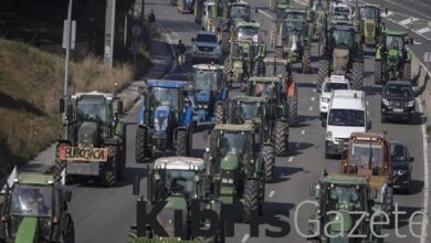 İspanya’da çiftçiler Madrid’e girmeden eylemlerini beşinci gün de sürdürdü 4 ispanyada ciftciler madride girmeden eylemlerini besinci gun de surdurdu JlRSETCD