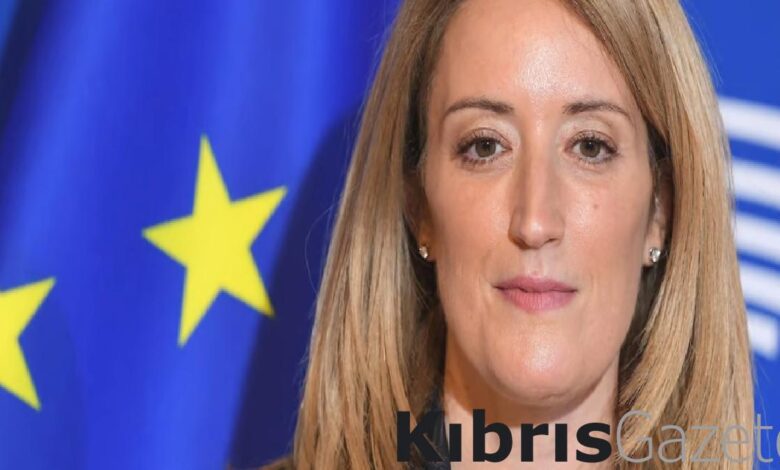 avrupa parlamentosu baskani roberta metsola guney kibrisa gidecek F5MvIZN6