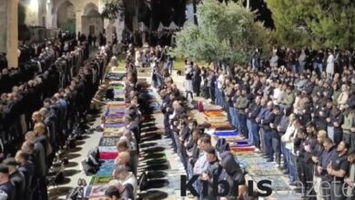 mescid i aksada 150 bin kisi teravih namazi icin saf tuttu GDmSXDyC