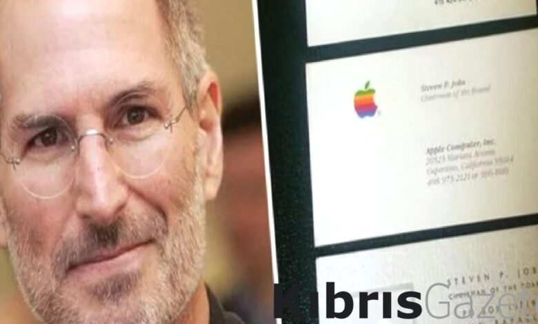 Steve Jobs imzalı kartvizit 5,8 milyon TL'ye satıldı 8 steve jobs imzali kartvizit 58 milyon tlye satildi JXecRUu2