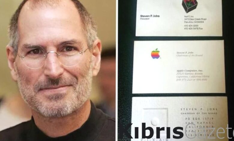 Steve Jobs imzalı kartvizit 5,8 milyon TL'ye satıldı 1 steve jobs imzali kartvizit 58 milyon tlye satildi hBBOYYqC