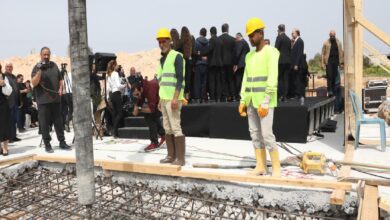 ziyamete yeni okulhalil falyali ozel egitim ve is egitim okulu temel atma toreni yapildi CYGL2SSU