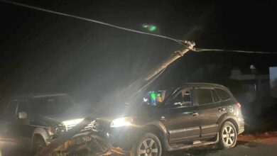 Alkollü sürücü direğe çarptı 10 alkollu surucu direge carpti 5HHc3ejy