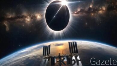 Astronotlar paylaştı: Tam Güneş tutulmasının uzaydan görüntüleri 6 astronotlar paylasti tam gunes tutulmasinin uzaydan goruntuleri EV6PnrW7