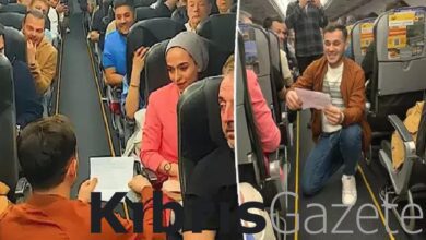 Kıbrıs-İzmir uçağında evlilik teklifi: Unutulmaz bir an oldu 5 kibris izmir ucaginda evlilik teklifi unutulmaz bir an oldu Lg7Mh53W